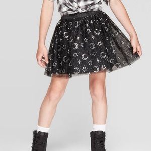 Moon 🌙 & Star ⭐️ silver sparkle tutu skirt